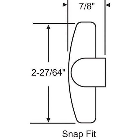 Strybuc T Handle Bronze 37-140-1